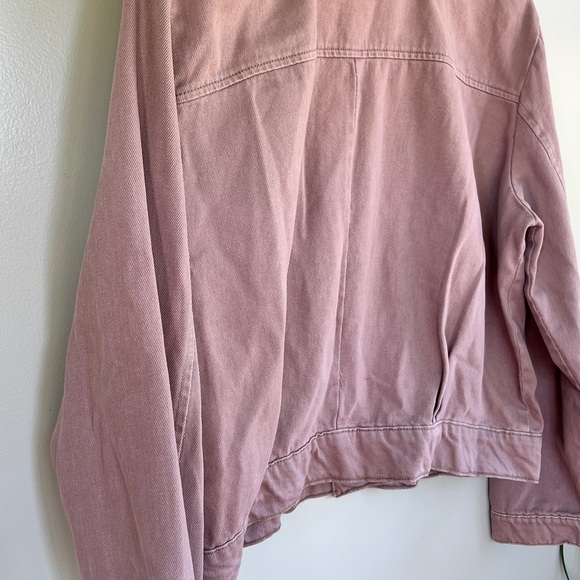 Free People Mauve Eisenhower Jacket, Large. - Picture 6 of 8